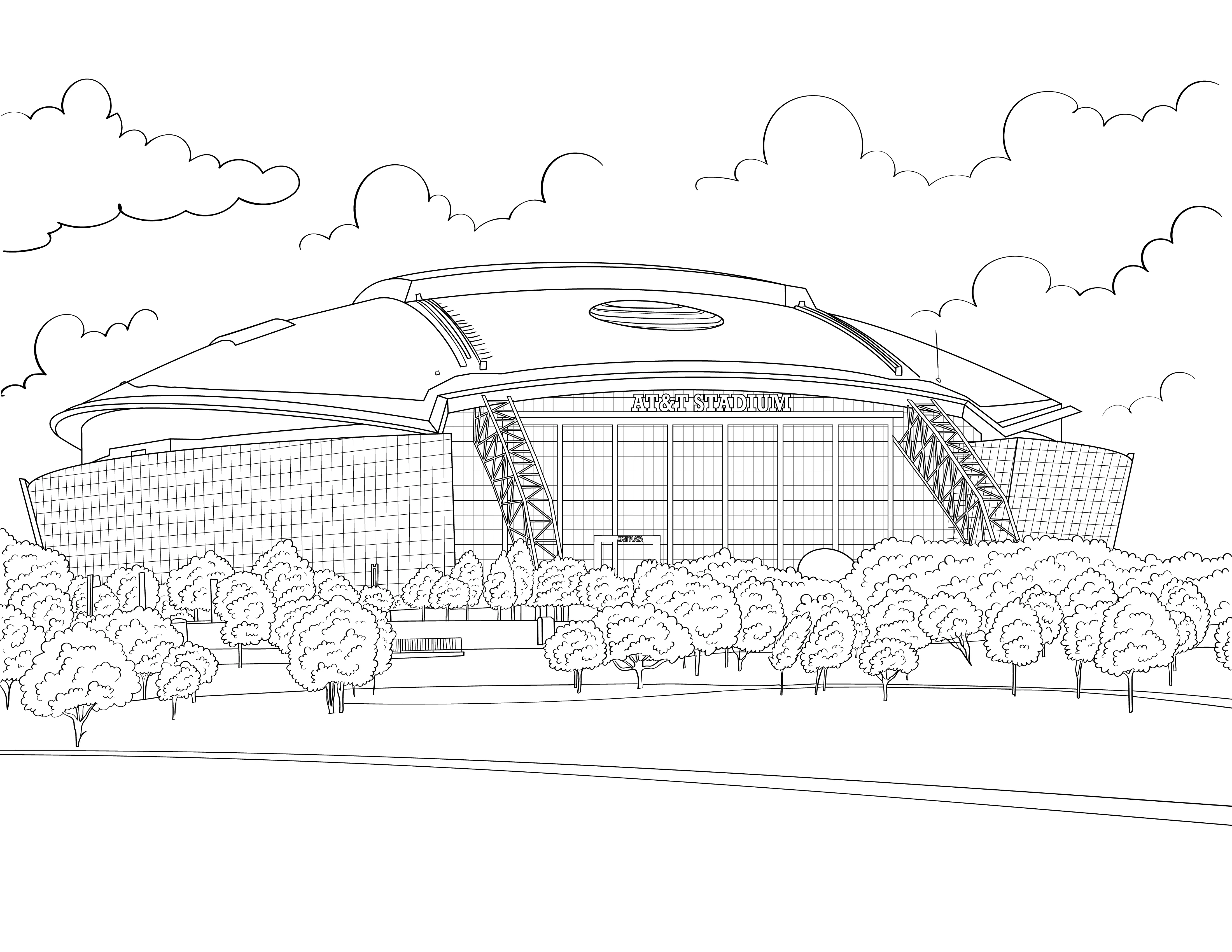 2026 Football Stadiums Colouring Book (A4) - Image 4