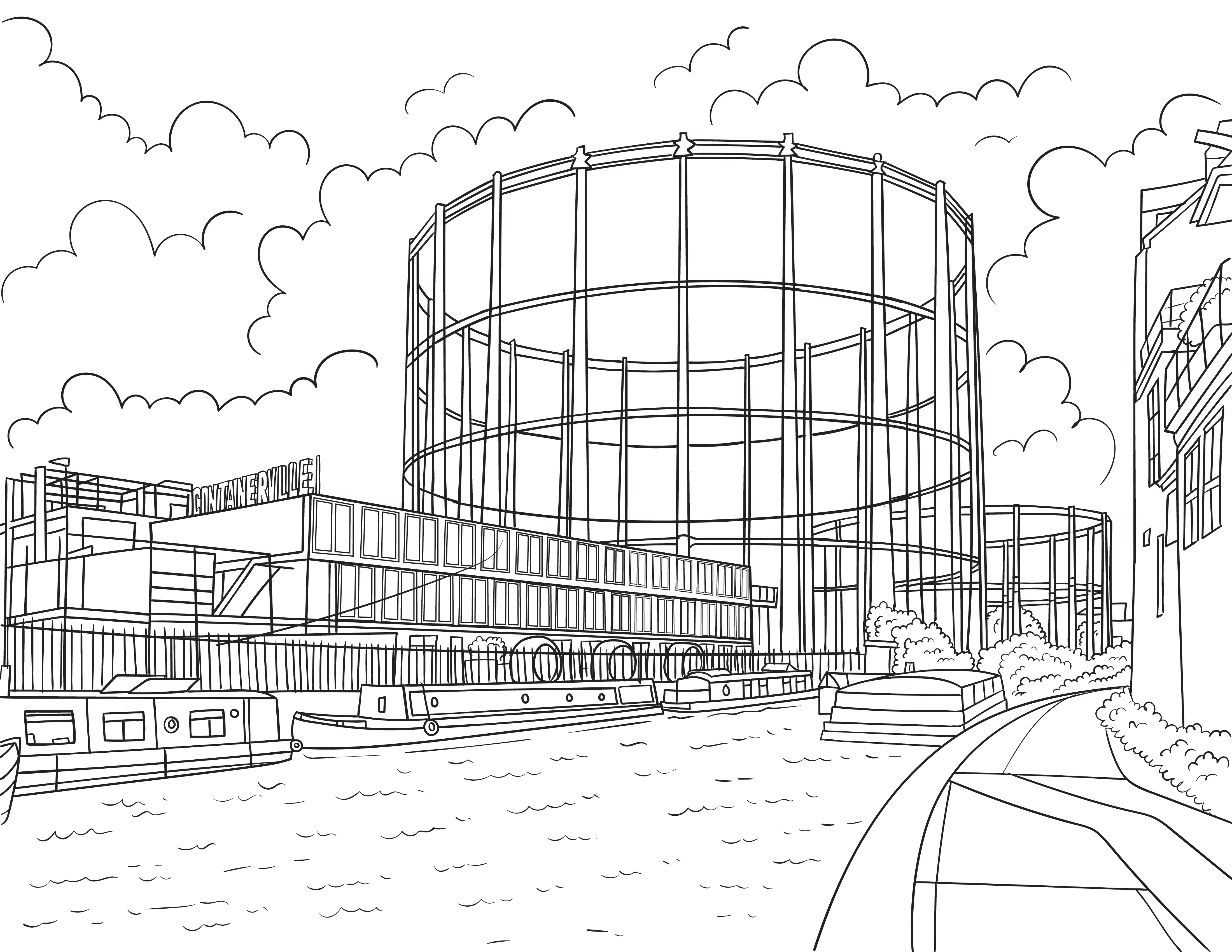 Bethnal Green Colouring Book (A4) - Image 4