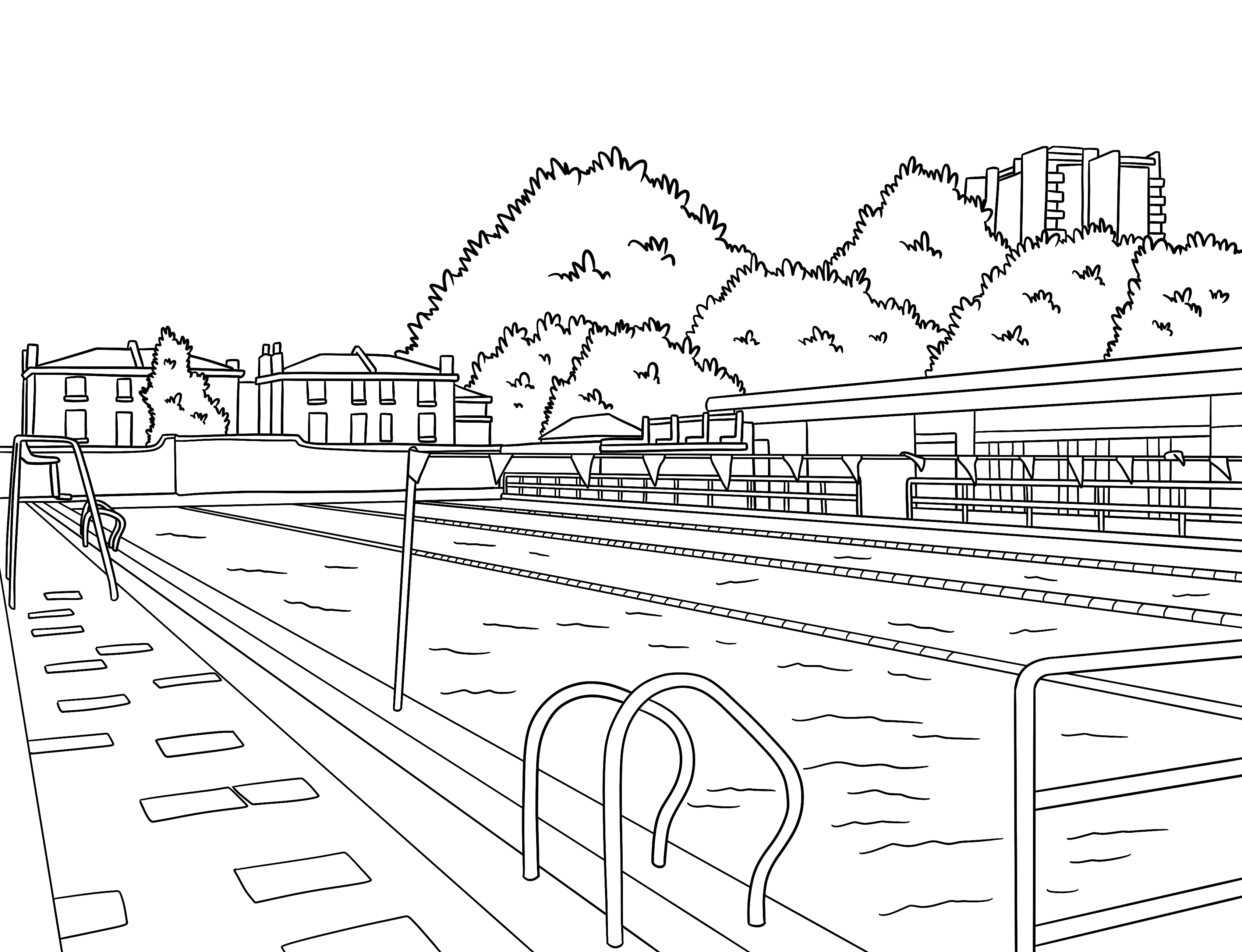 Hackney Colouring Book (A4) - Image 3