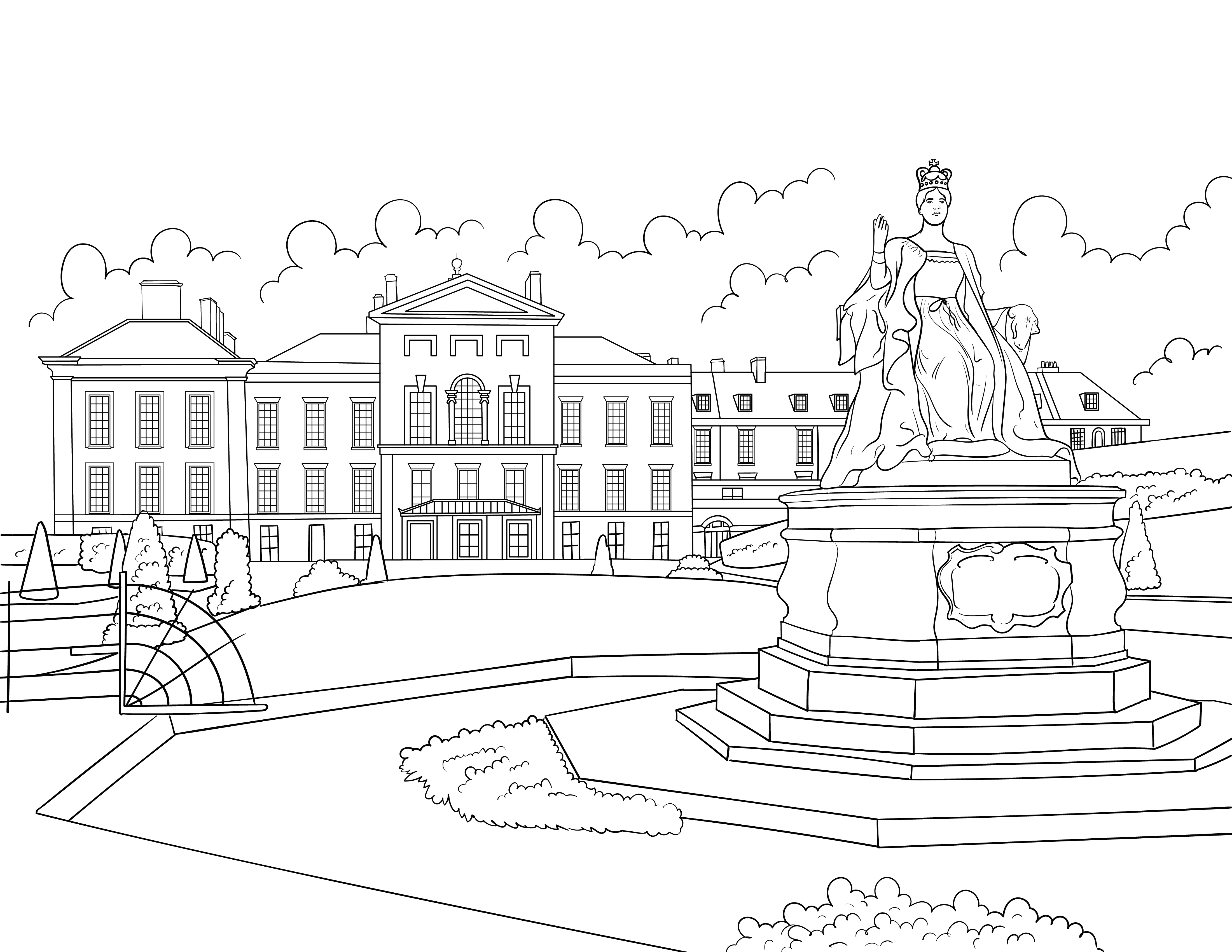 Royal Palaces Colouring Book (A4) - Image 4