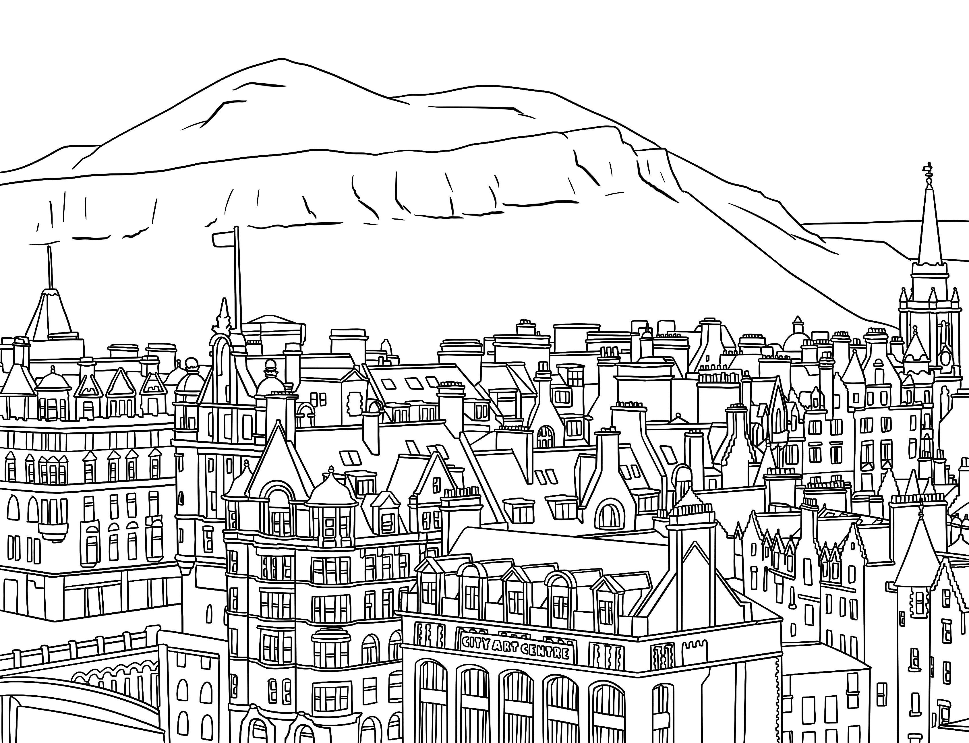 Top 10 Visited UK Cities Colouring Books - Image 7