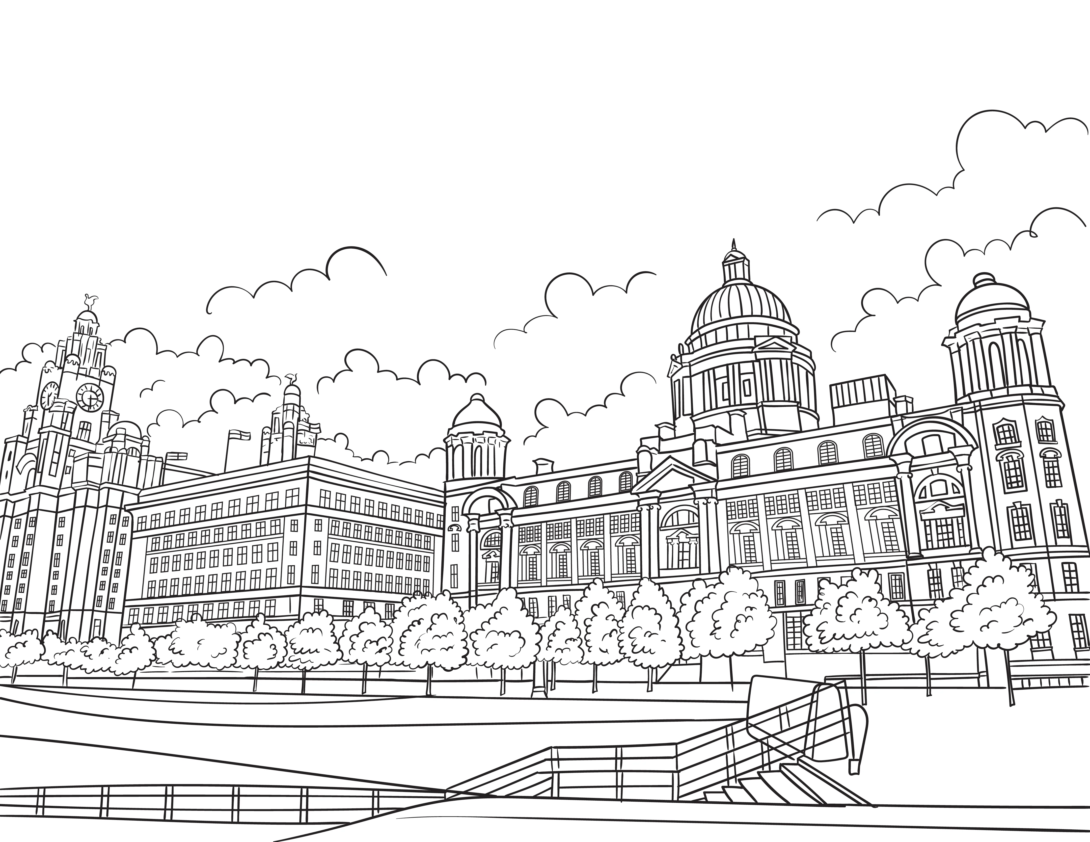 Top 10 Visited UK Cities Colouring Books - Image 9